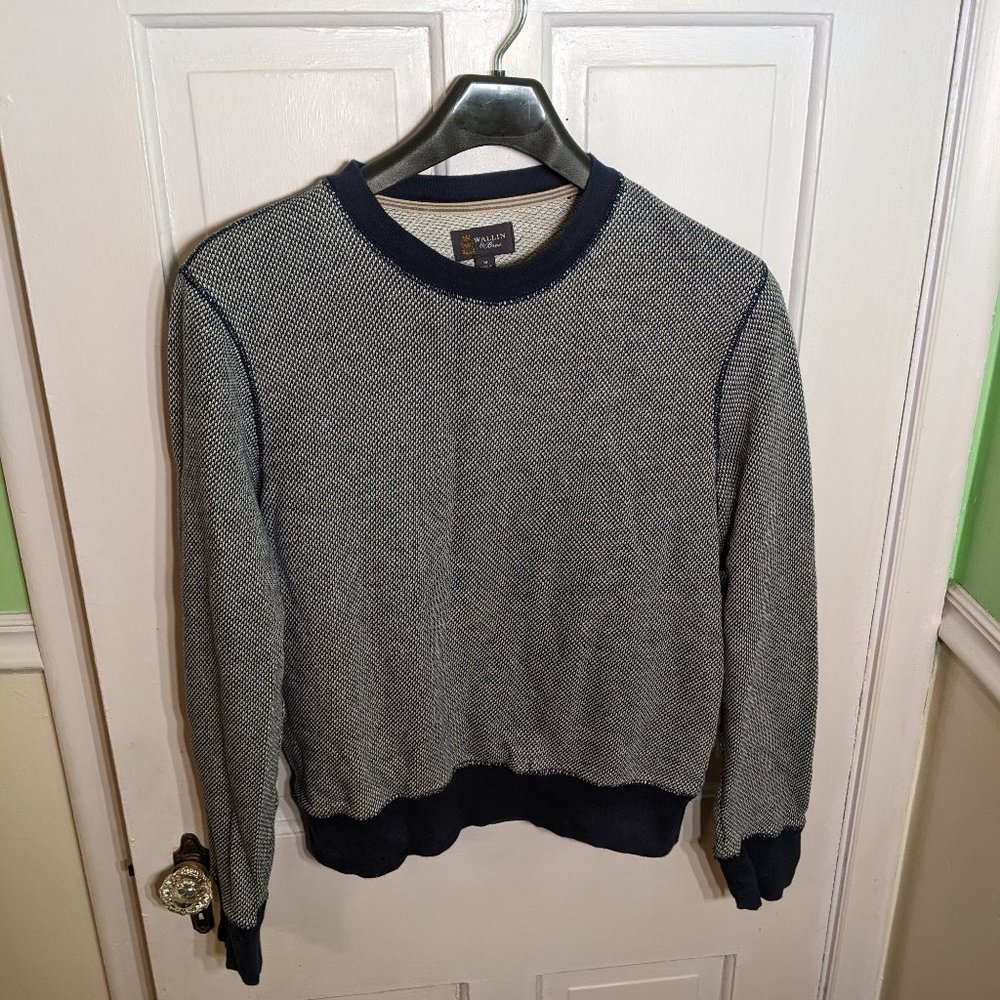 Wallin & Bros Men's Birdseye Knit Sweater Size M